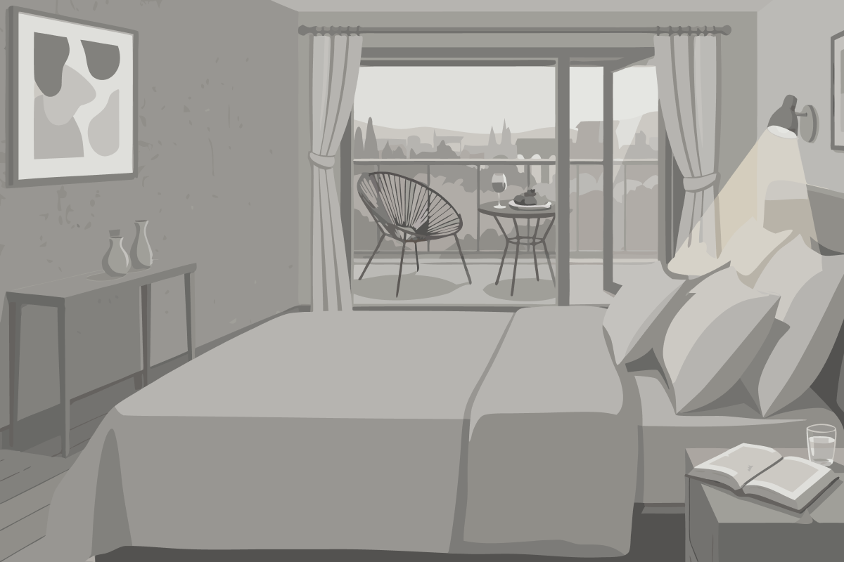 Quadruple Room with Shared Bathroom
